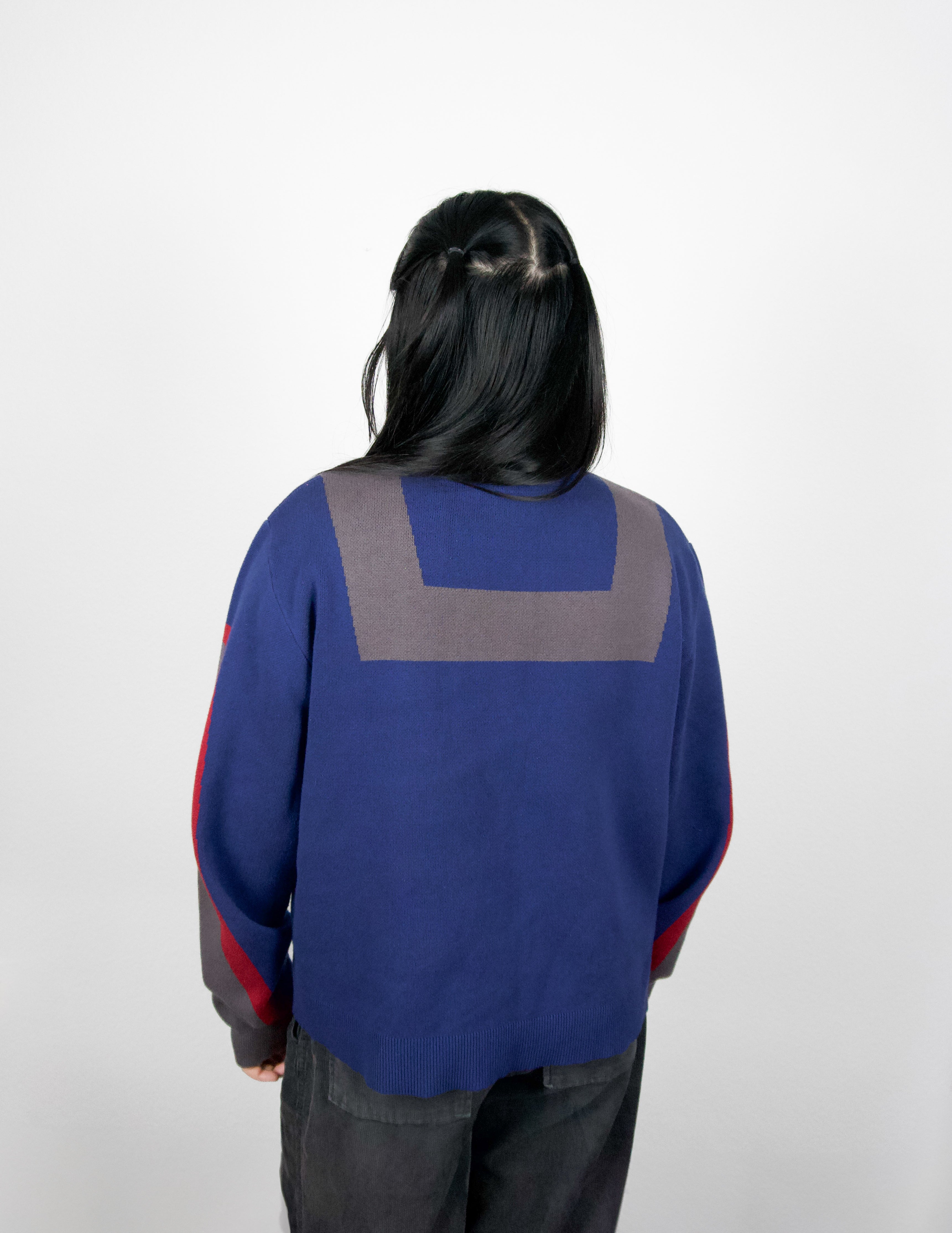 "Hero" knitted Zip-Up