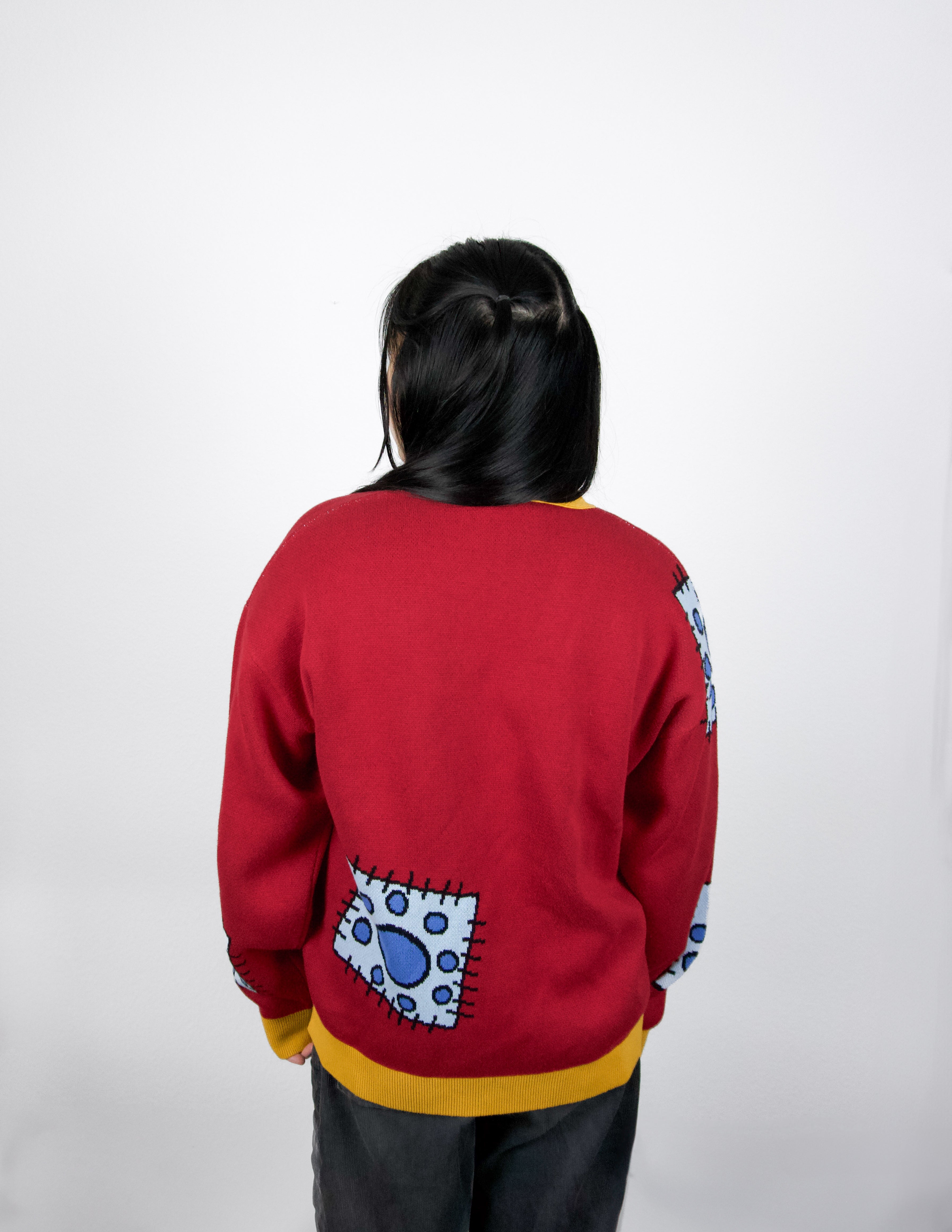 Red Kimono Cardigan