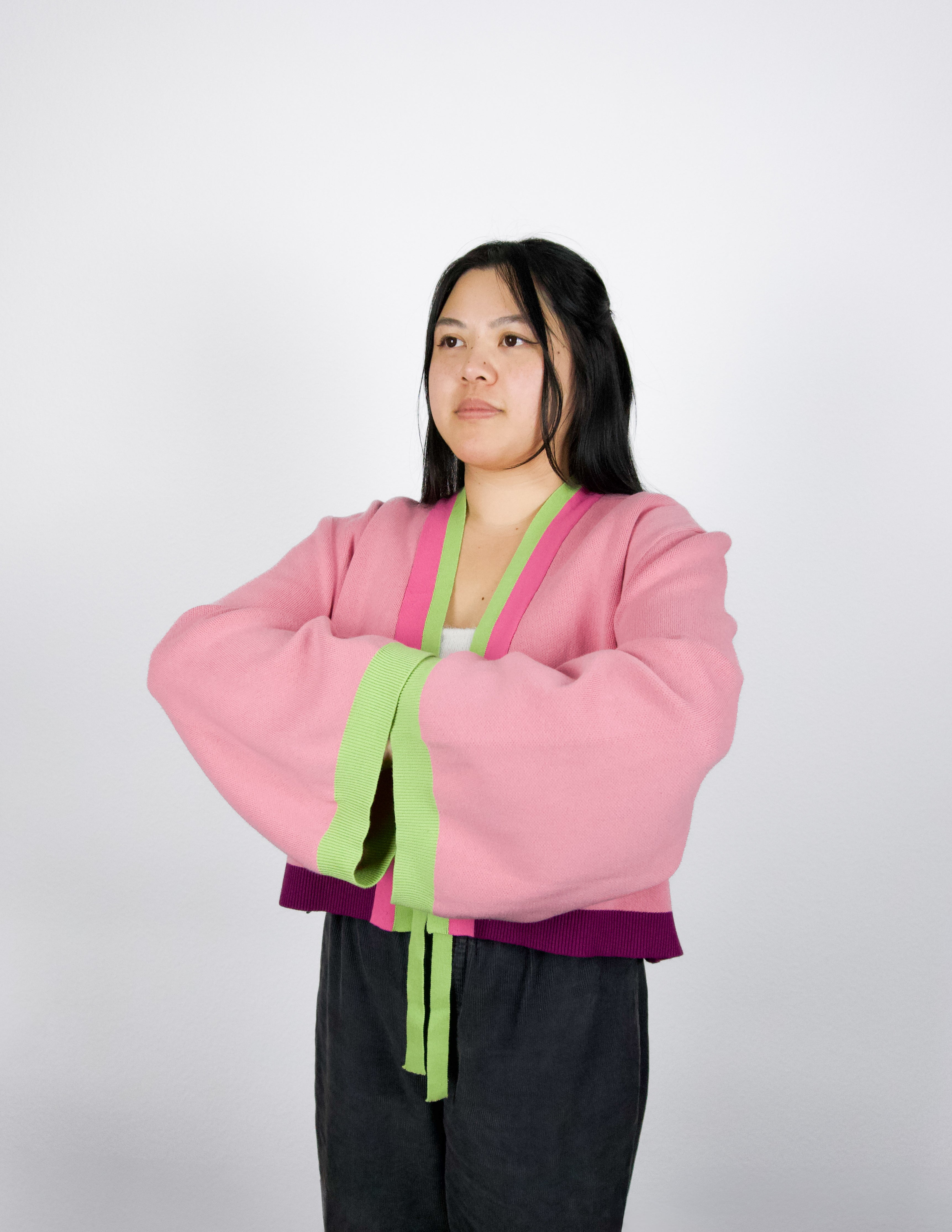 Pink Hanfu Cardigan