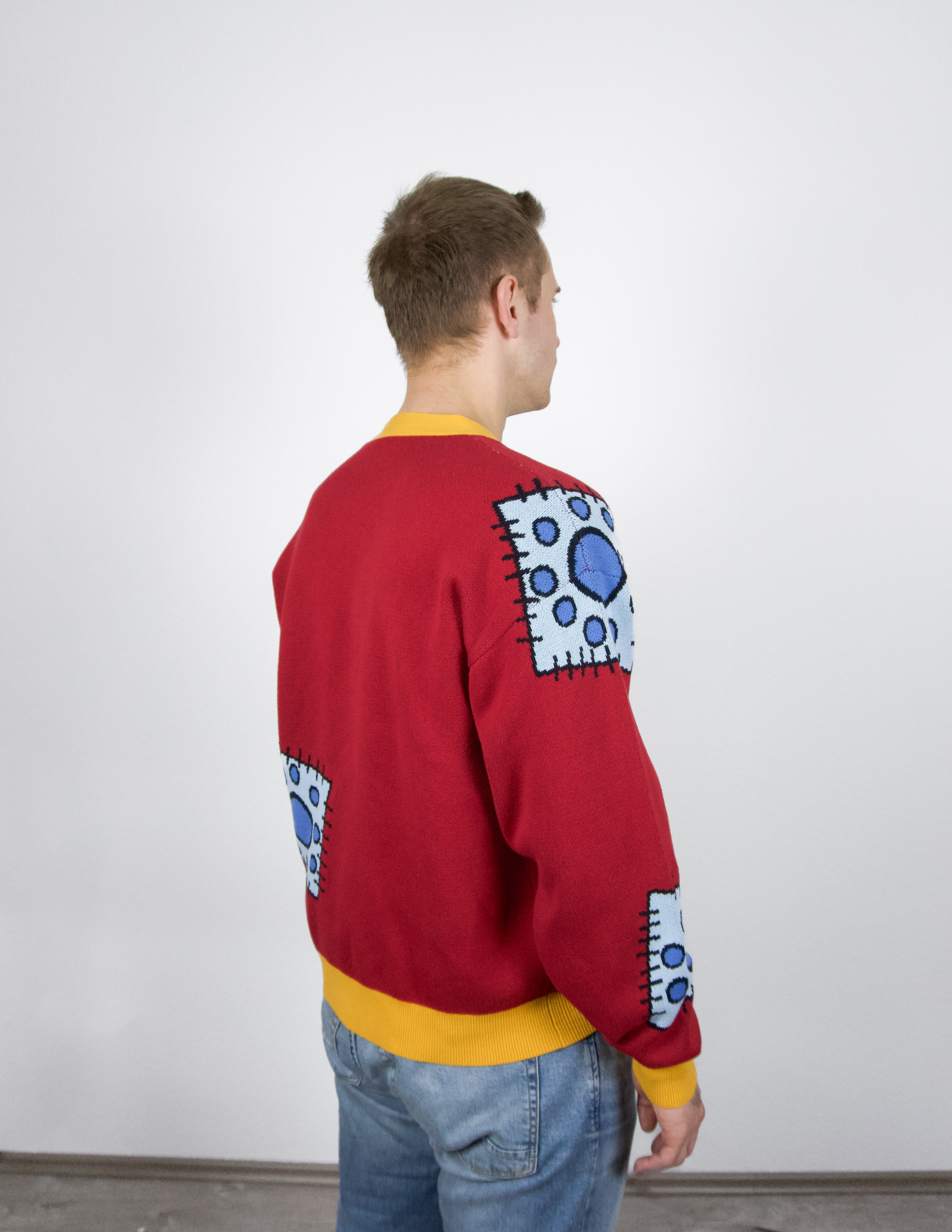 Red Kimono Cardigan