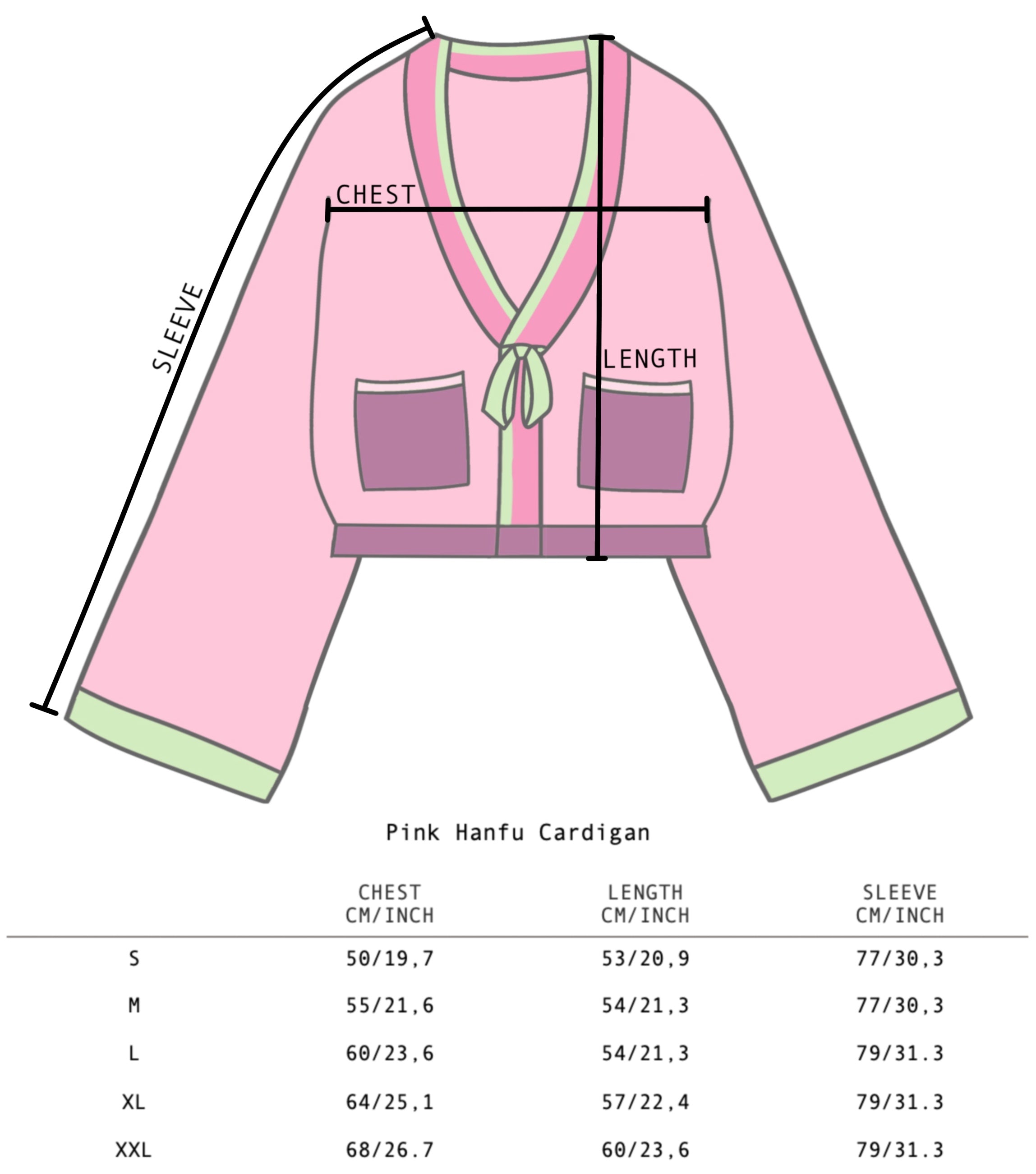 Pink Hanfu Cardigan