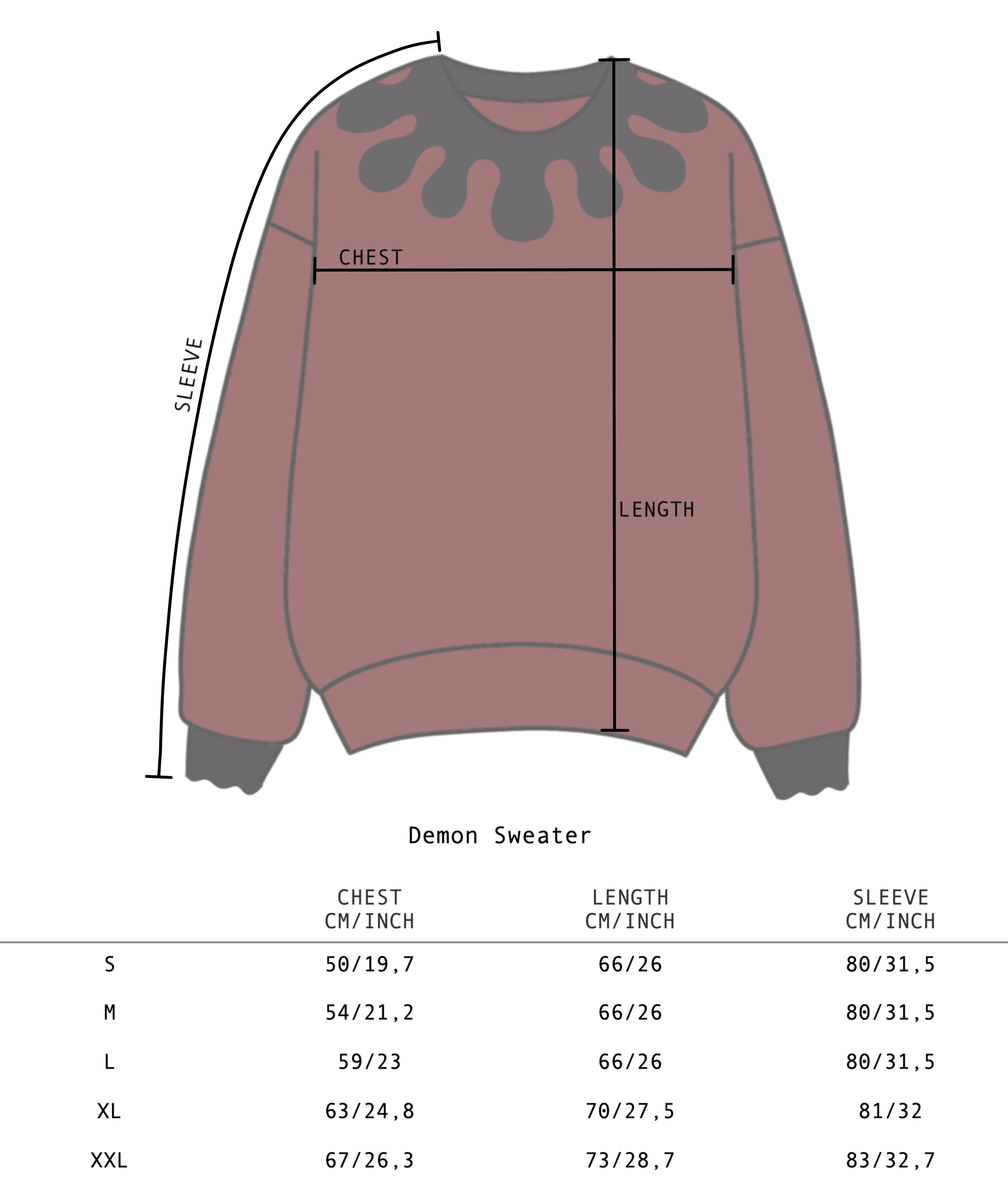 [PRE-ORDER] Demon Sweater
